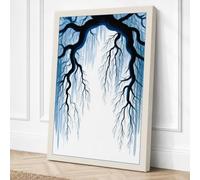 Branches Framing Light Canvas Wall Art Print 30x20 Inch | Ready to Hang, Gallery Wrapped, Fade-Resistant Inks, Securely Packaged, UK Made