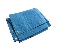 BRAND BML 1 x Blue 1.2m x 1.8m Heavy Duty Waterproof Tarpaulin Ground Sheet Cover multipupose cover for roofs garden furniture log stores caravan camping tent groundsheet uv resistant roofing builder diy