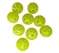 The Golfers Club Plastic Airflow Golf Balls x 9 (Yellow)