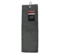 BrandFusion Tri-Fold Velour Anthrachite Towel