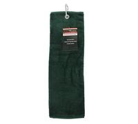 Brand Fusion Tri-Fold Velour Towel Bottle Green