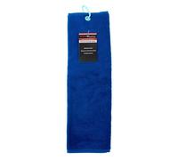 Brand Fusion Tri-Fold Velour Golf Towel (Royal Blue)
