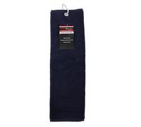 Brand Fusion Tri-Fold Velour Towel Navy