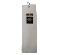 Brand Fusion Tri-Fold Velour White Towel
