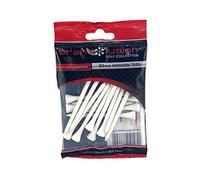 Brand Fusion Unisex 83mm White Wooden Golf Tees 83 mm, White, UK
