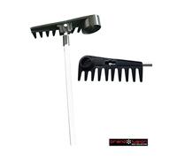 BrandFusion Black Lightweight Golf Rake & Ball Retriever, Size: One Size | American Golf