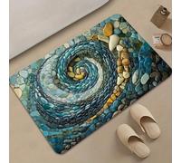 Brand-gangdiude 3D Stone Pattern Colorful Pebble Creative Art Indoor Outdoor Entrance Welcome Doormat Area Rug Personalization Carpet