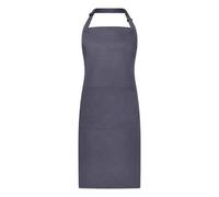 Brand Lab Bibbed Full Apron Steel (One Size)