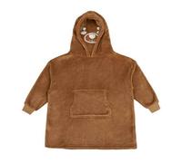 Brand Lab Childrens/kids Character Teddy Bear Hoodie Blanket Brown (5-8 Years)