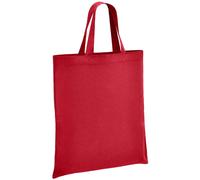 Brand Lab Cotton Short Handle Tote Bag in Red Brand Lab Red