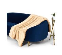 Brand Lab Fleece Blanket in Camel Brand Lab Camel