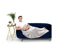 Brand Lab Fleece Blanket in Silver Brand Lab Silver