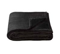 Brand Lab Fleece Plain Blanket Black (200Cm X 150Cm)