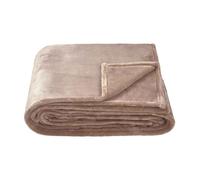 Brand Lab Fleece Plain Blanket Mushroom (200Cm X 150Cm)