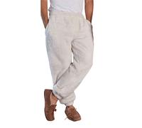 Brand Lab Men's Fluffy Fleece Jogging Bottoms in Natural | Size: Medium Brand Lab Natural M
