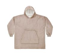 Brand Lab Men's Sherpa Fleece Hoodie in Nude Brand Lab Nude One Size