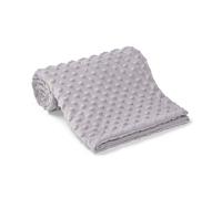Brand Lab Minky Embossed Blanket in Silver Brand Lab Silver