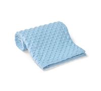 Brand Lab Minky Embossed Blanket Light Blue (One Size)