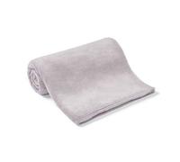Brand Lab Pet Teddy Fleece Blanket in Silver | Size: Crib Brand Lab Silver Crib