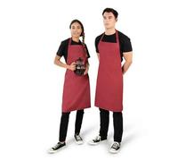 Brand Lab Unisex Adult Bibbed Apron Burgundy (One Size)