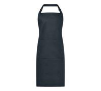 Brand Lab Unisex Adult Organic Bibbed Apron Charcoal (One Size)