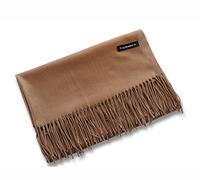 Brand Luxury large super soft wool Blended shawl scarf (Camel)