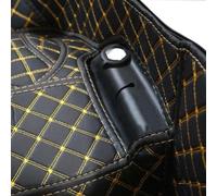Brand Motorcycle Seat Storage Box for Zontes 368G 2024 Non | Slip Waterproof Liner Pad with Pocket Shock Absorption Gold Red Black White Leather Cover