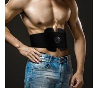 Brand Name EMS Abdominal Muscle Trainer Belt - Low-Frequency Pulse, Rechargeable, App-Controlled, Smart Body Shaping - Lazy Fitness for Abdomen, Waist & Core Strength - Home, Office, Travel Use