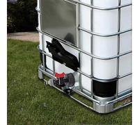 Brand-new 1000 Liter Ibc Water Tank S60x6 Adapter Valve And 3/4- (faucet Only) (without Water Tank)