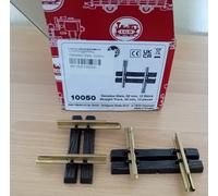 Brand new 2 x LGB 10050 G scale Straight Brass Tracks. 52mm long