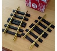 Brand new 2 x LGB 10150 G scale Half Straight Brass Tracks. 150mm Long