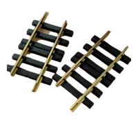 Brand new 2 x LGB 10150 G scale Half Straight Brass Tracks. 150mm Long