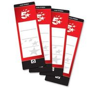 Brand New. 5 Star Spine Labels for Lever Arch File Self-adhesive [Pack 10]