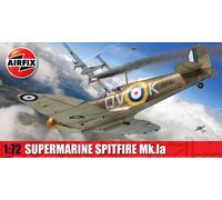 AIRFIX - Standard Model Set - A01071C Supermarine Spitfire Mk.Ia Model Building Kit - Plastic Model Plane Kits for Adults & Children 8+, Set Includes Sprues, Decals & Paint Guide - 1:72 Scale Model