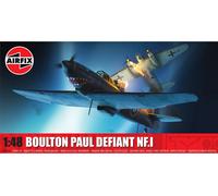 Airfix Standard Model Set - A05132 Boulton Paul Defiant NF.I Model Building Kit - Plastic Aircraft Kits for Adults & Children 8+, Includes 113 Pieces - 1:48 Scale
