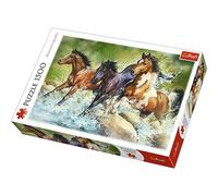 Brand New and Sealed THREE WILD HORSES 1500 piece jigsaw puzzle TREFL 26148