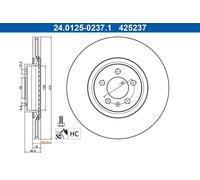 ATE 24.0125-0237.1 Brake disc