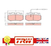 Brand New Brake Pad Set for Peugeot 205 83-87 424880