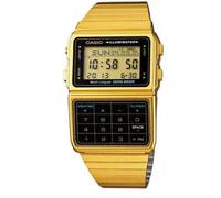 Casio Vintage Databank 47mm Gold Unisex Digital Watch DBC-611G-1DF