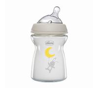 Brand New Chicco Natural Feeling Slow Flow Safe Bottle Glass for Baby Feeding