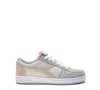 BRAND NEW Diadora Womens Magic Basket Low Suede Trainer Arctic Ice / Whisper Whi