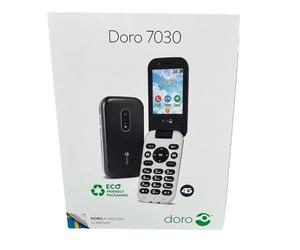 Brand New Doro 7030 4G Dual Sim Card Big Keys, Loud Sound, Black UNLOCKED Uk