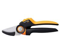 Fiskars Anvil Gardening Shears, X-Series PowerGear, P941, with Rolling Handle, For Dry Twigs and Branches, Non-Stick Coated, Stainless Steel Blades,