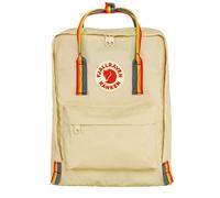 BRAND NEW - Fjallraven Kanken Rainbow Classic Backpack Light Oak / Rainbow Patte