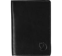 BRAND NEW Fjallraven Leather Passport Cover Black