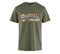 BRAND NEW Fjallraven Multicolor Logo T-shirt Laurel Green