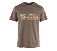 BRAND NEW Fjallraven Multicolor Logo T-shirt Suede Brown