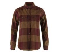 FJALLRAVEN Canada Shirt W - Women - Brown / Red - size M- model 2025 M