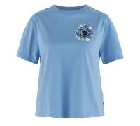 BRAND NEW Fjallraven Womens Fjallblomster Logo T-shirt Ultramarine