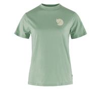 Fjällräven - Women's Fox Boxy Logo Tee - T-shirt size L, green/turquoise